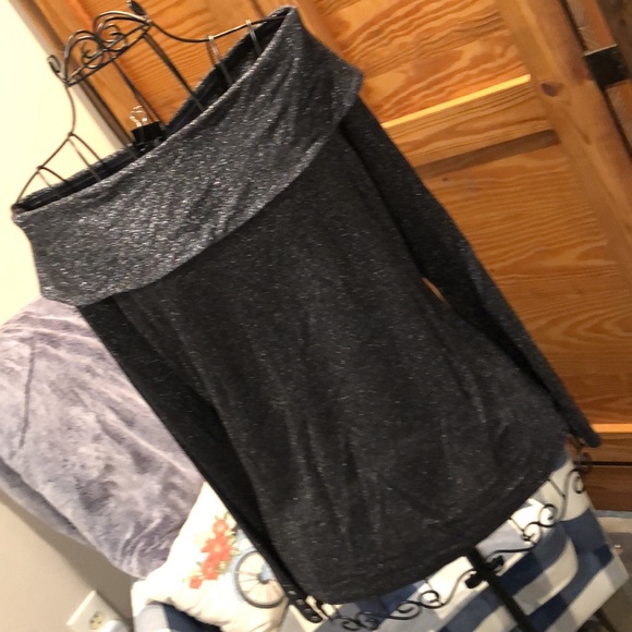 WHBM Shimmery Off-Shoulder Top - Picture 2 of 8
